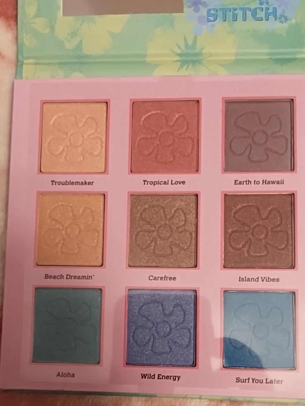 Disney Stitch Eyeshadow Palette NWT